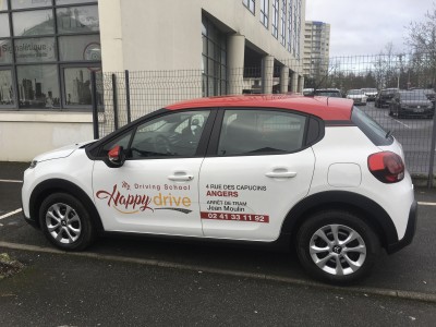 IMG_0298 Covering sur voiture auto école Happy Drive